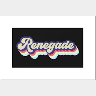 Renegade Typography Posters and Art